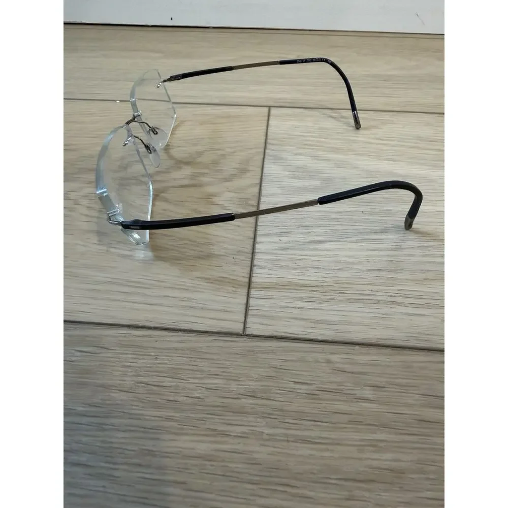 Silhouette Eyeglasses, Frames Only, 5540 JF 7110, 55-21-140, Titanium, Austria